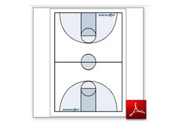 Printable Basketball Court